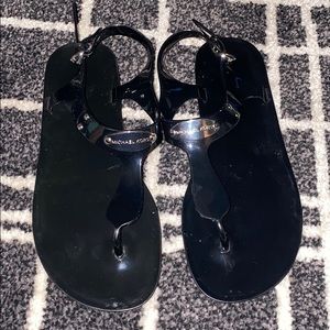Gently used Michael Kors Name Plate Jelly Sandal